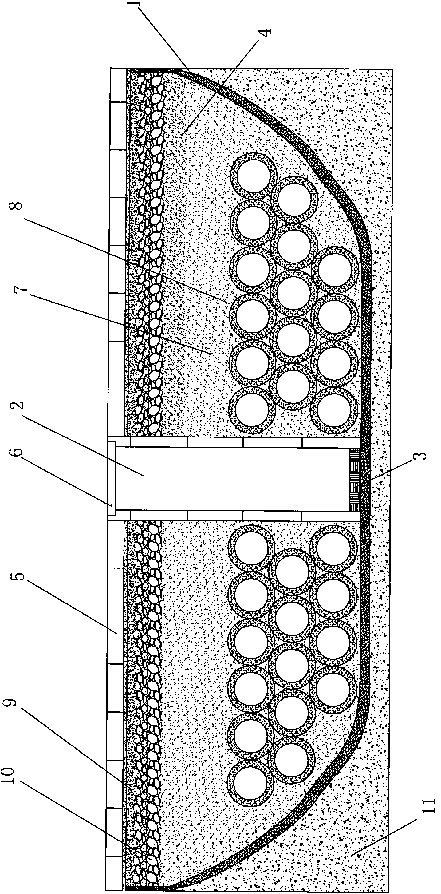 Water-permeable water storage carrier and water collection and purification storage system using the same