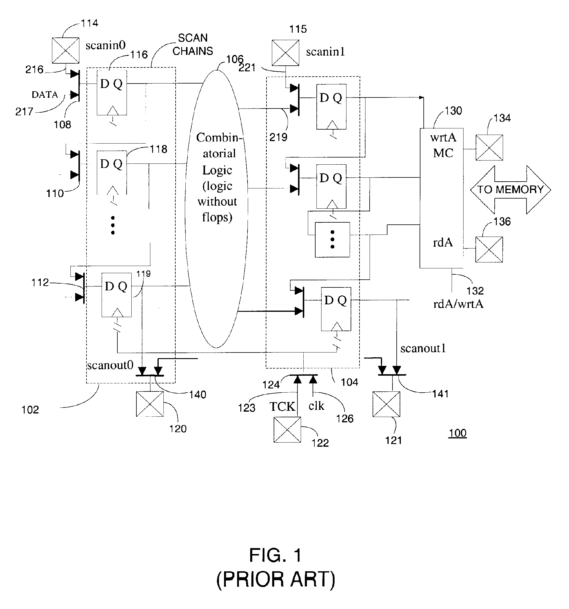 Method and apparatus for providing context switching of logic in an integrated circuit