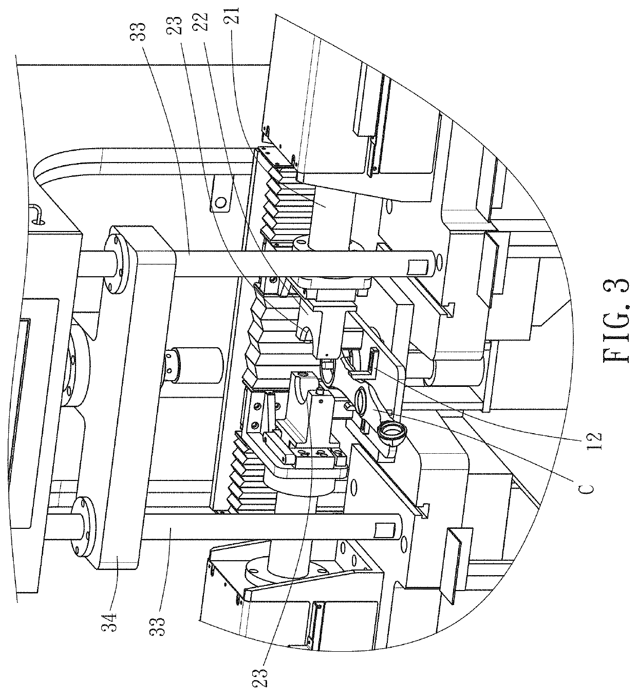 Control arm assembly mechanism and control arm assembly method