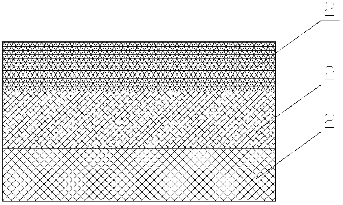 Sintered metal fiber filtering material and preparation method thereof