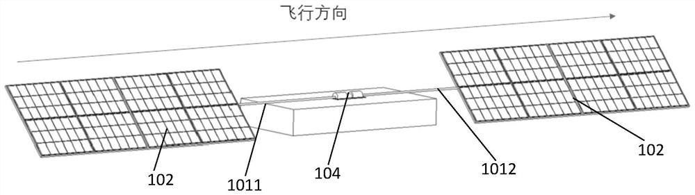 A solar wing microwave remote sensing integrated load and its control method