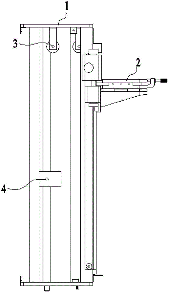 Height adjusting device for optical detection