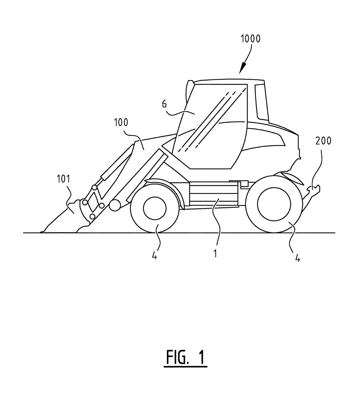 Electric drive of mobile apparatus