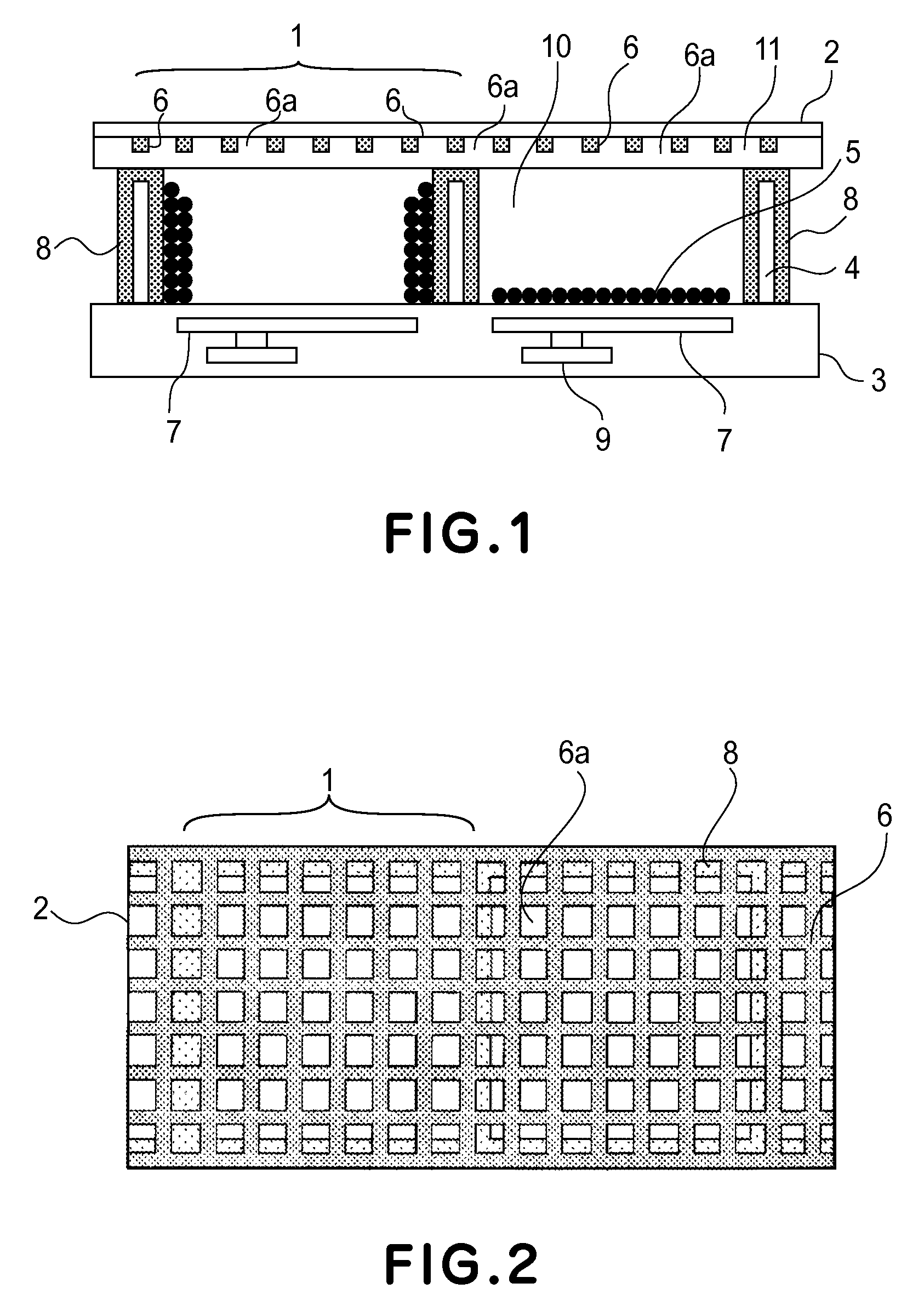 Particle movement-type display device and particle movement-type display apparatus