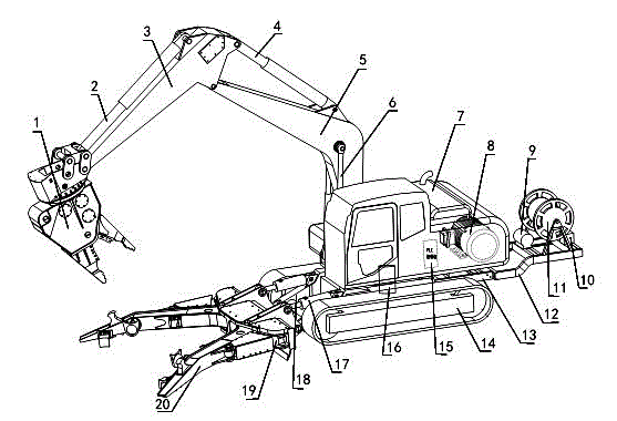 Electric quick scraped car dismantler