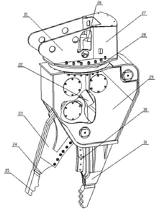 Electric quick scraped car dismantler