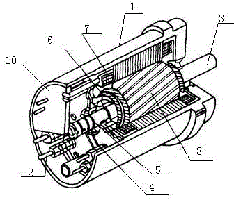 Rotary transformer of numerical control machine tool