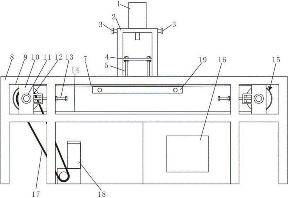 Assembly line pneumatic leather heat press bonding machine and its production process