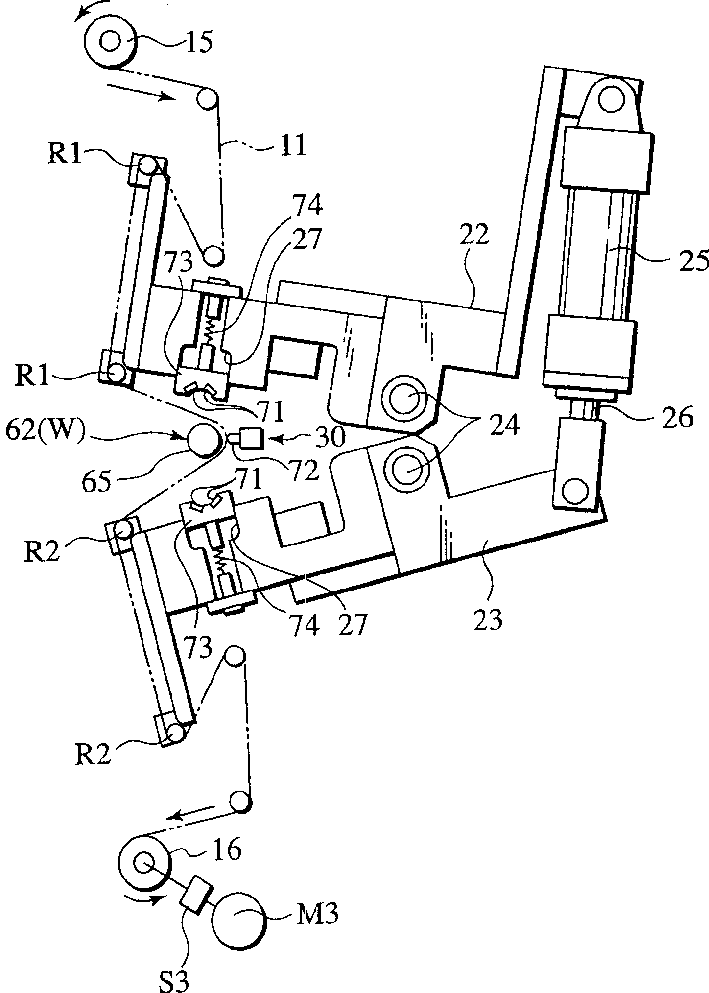 Lapping apparatus and lapping method