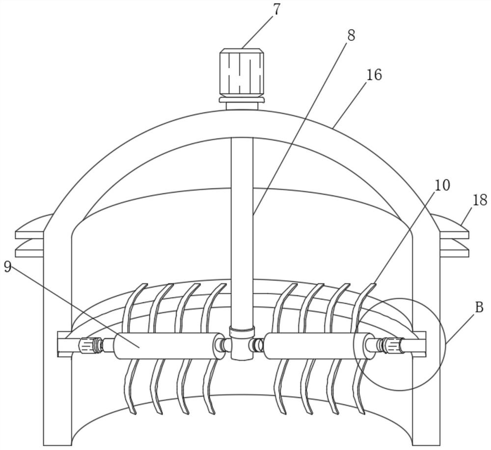 Drying and sterilizing device for medicinal material processing