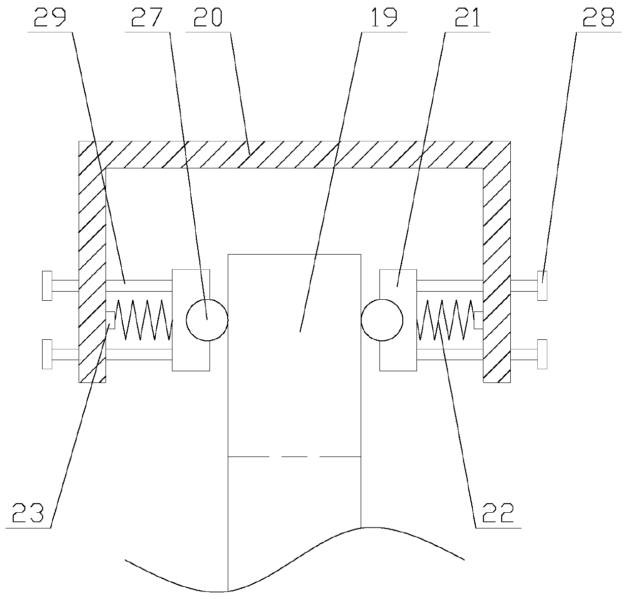 Safe and reliable tunnel ventilation device with vibration detection function