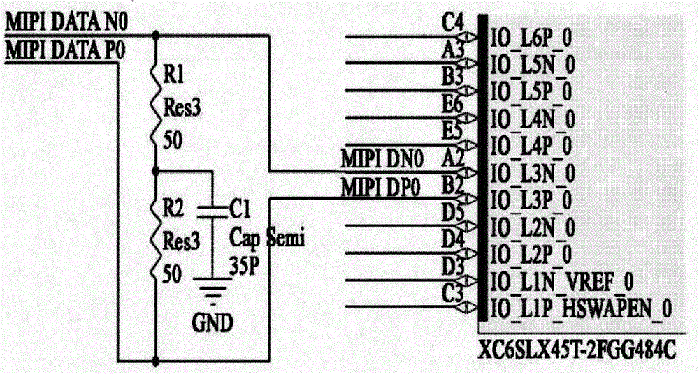 Method for realizing use of MIPI (Mobile Industry Processor Interface) lens in wearable equipment