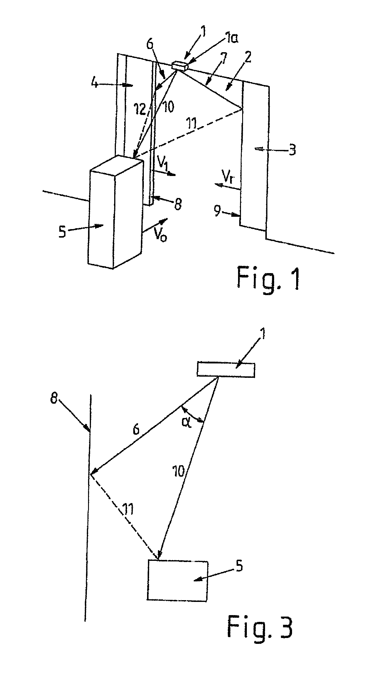 Device for controlling a driven moving element, for example, a door