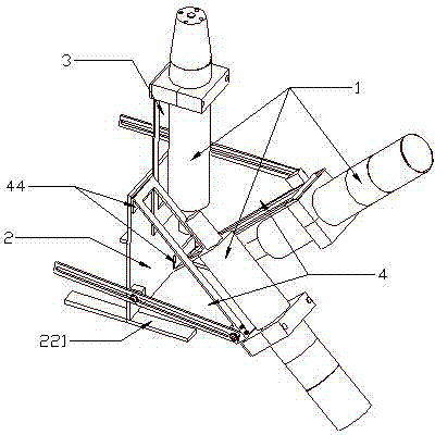 Device and method for observing and analyzing apparent spectrums of water bodies of three channels