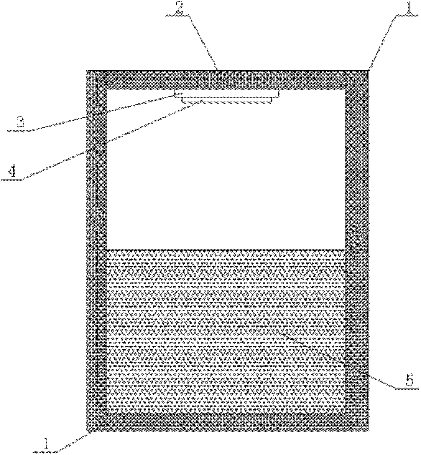 Graphite crucible for growing large-size silicon carbide single crystal by physical vapor deposition method and application thereof