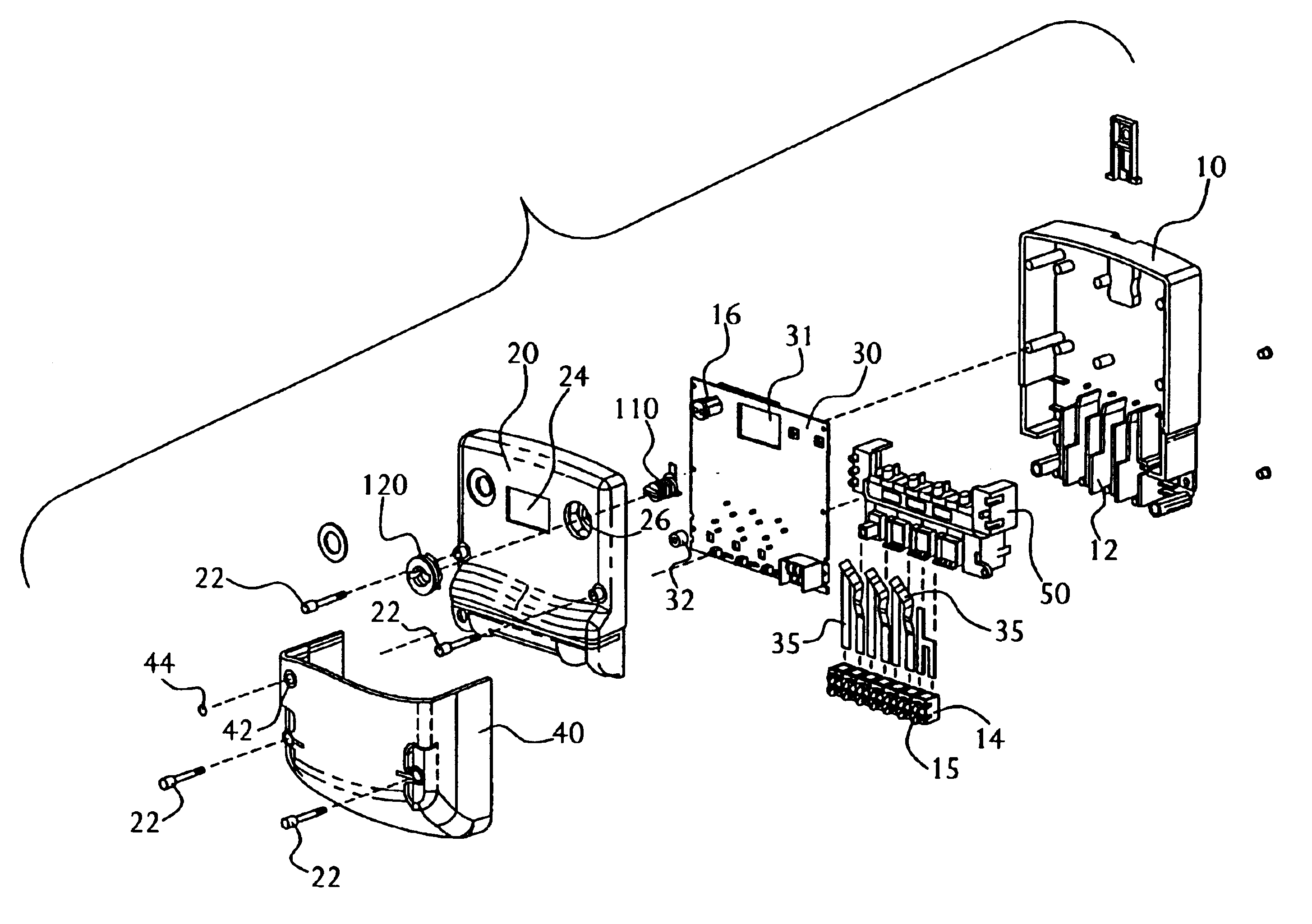 Advanced instrument packaging for electronic energy meter