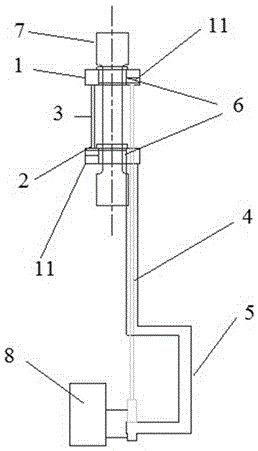 Extensometer guide rod system and method for high-temperature tension test by using system