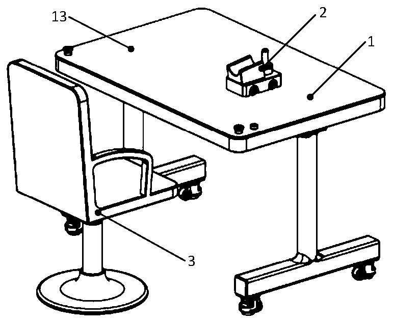 Upper limb rehabilitation training robot based on mobile platform