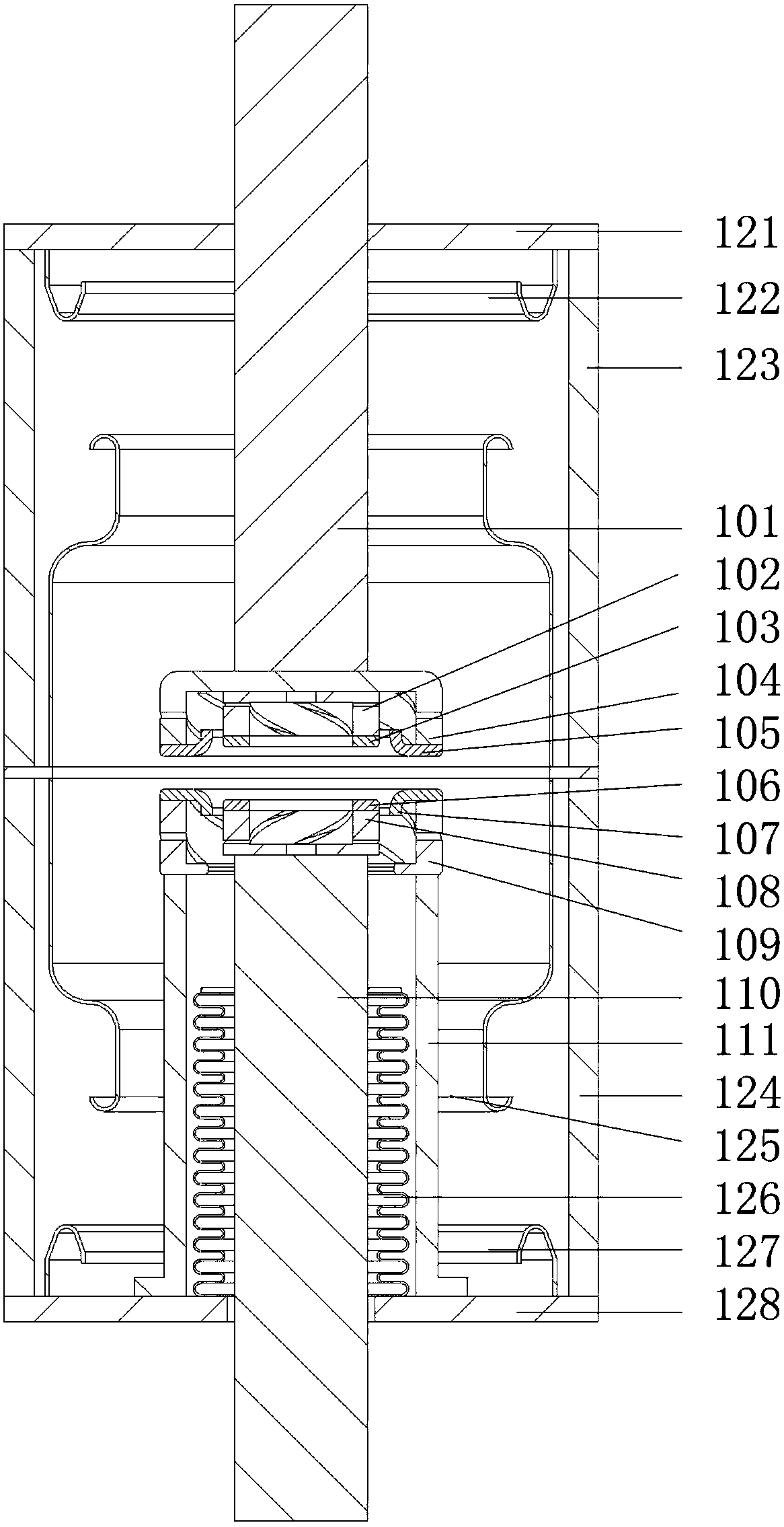 Contacts and vacuum interrupter with fixed fracture and short-circuit current breaking capability