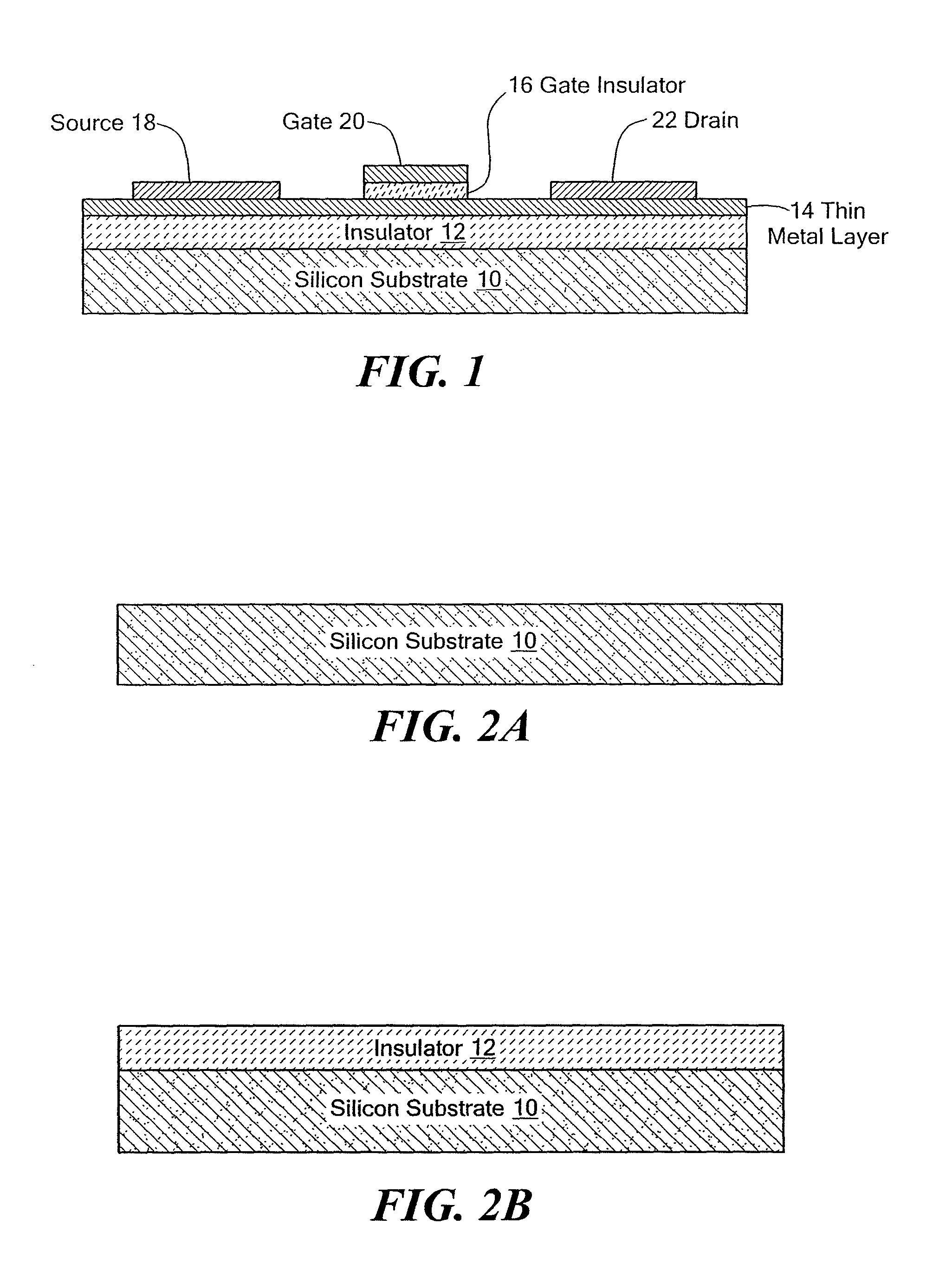 Metal transistor device