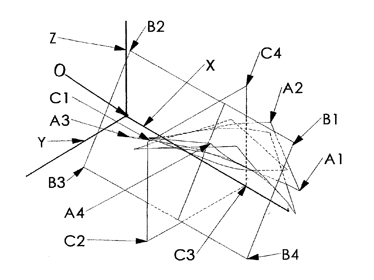 Three-plane concurrent construction method and star wheel of single-screw compressor constructed by same