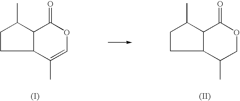 Production of dihydronepetalactone by hydrogenation of nepetalactone