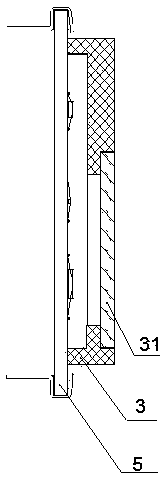 Linear array and digital combined light-emitting diode (LED) display process