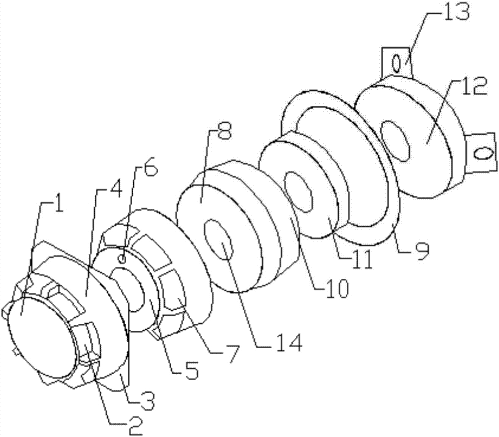 Fire fighting inductor convenient to replace