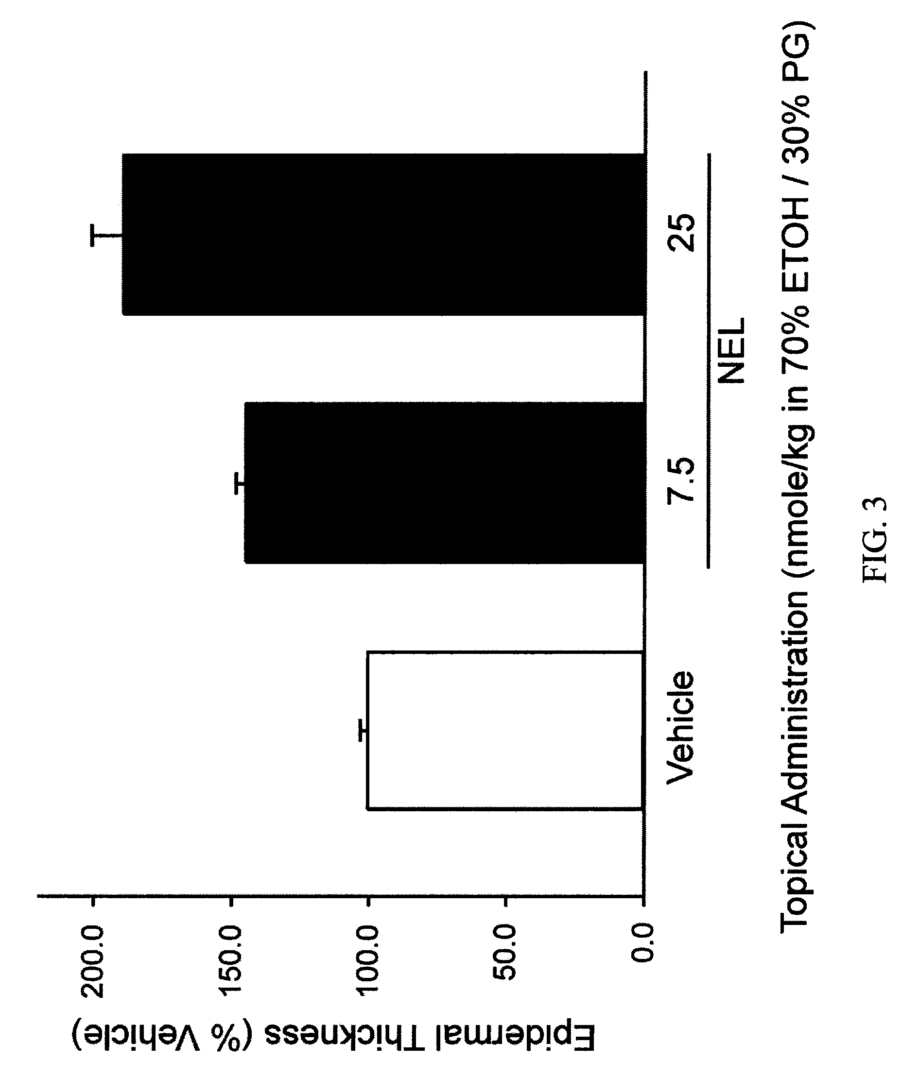 Methods of increasing epidermal skin thickness by topical administration of a 19-nor containing vitamin d compound
