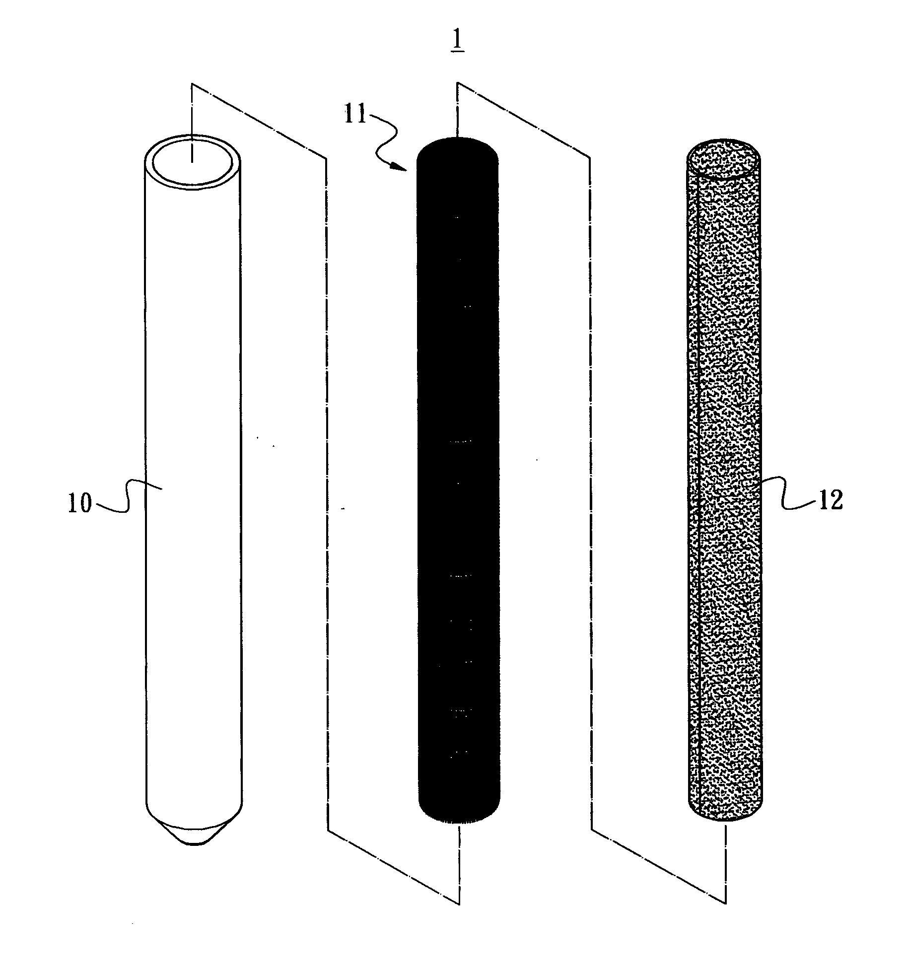 Wick structure of heat pipe