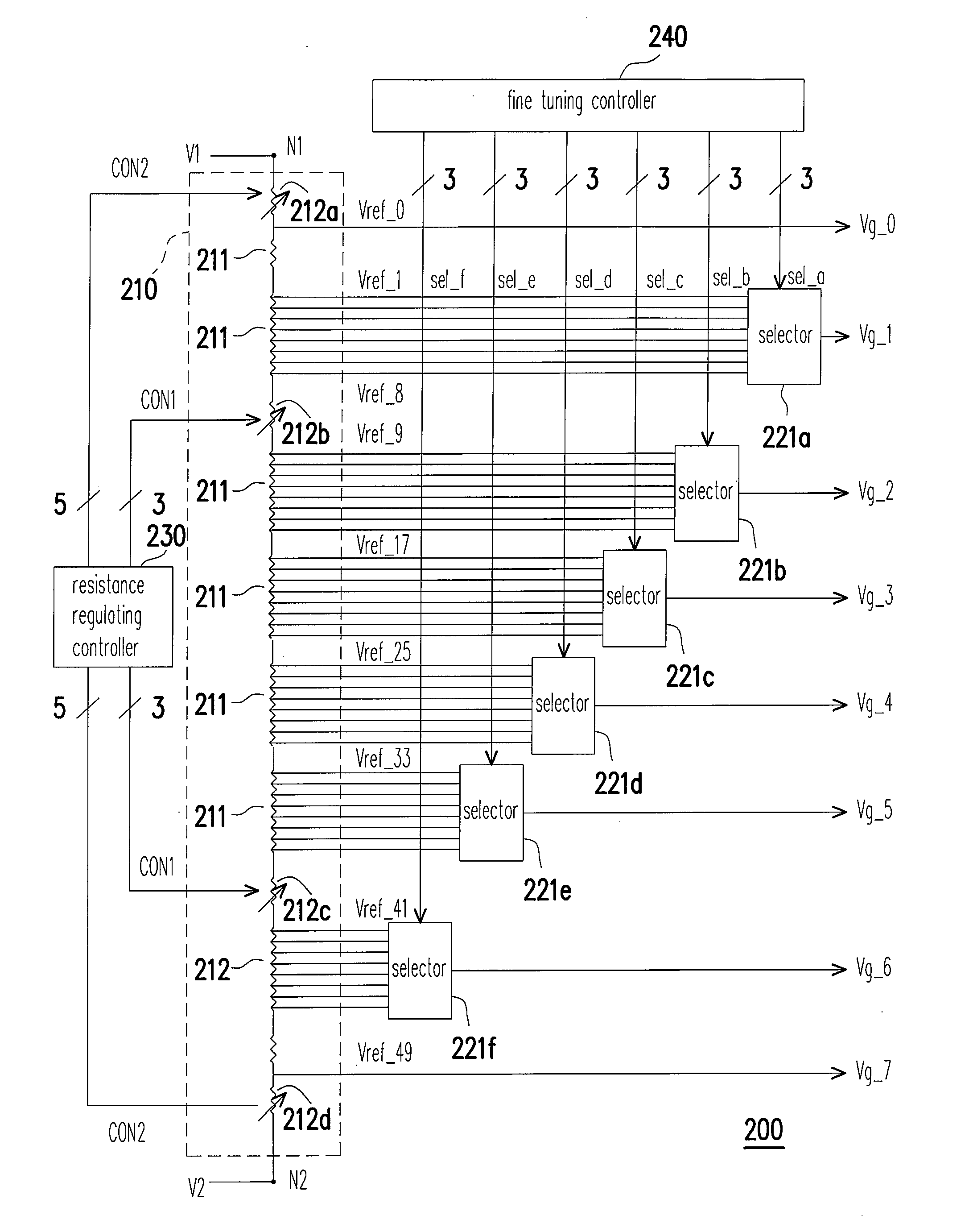 Gamma reference voltage generating device and gamma voltage generating device