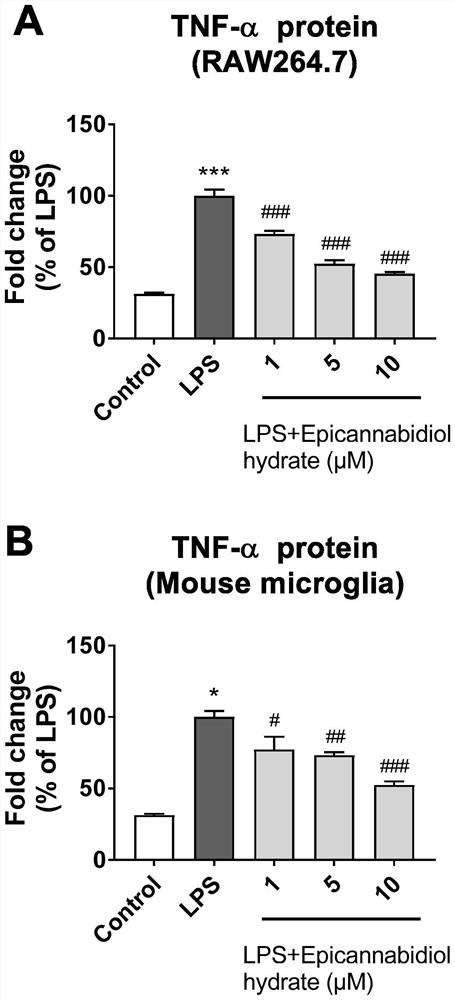 Application of epicannabidiol hydrate in preparation of medicine for preventing and/or treating brain injury and its pharmaceutical composition