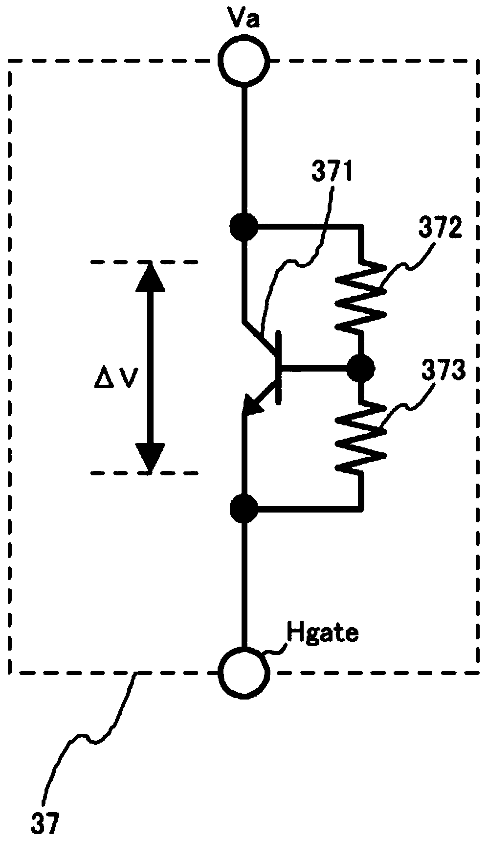 Control circuit of switching power supply device and switching power supply device