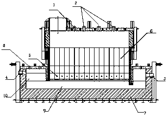 Method, with a side blowing furnace, of treating high-arsenic ore