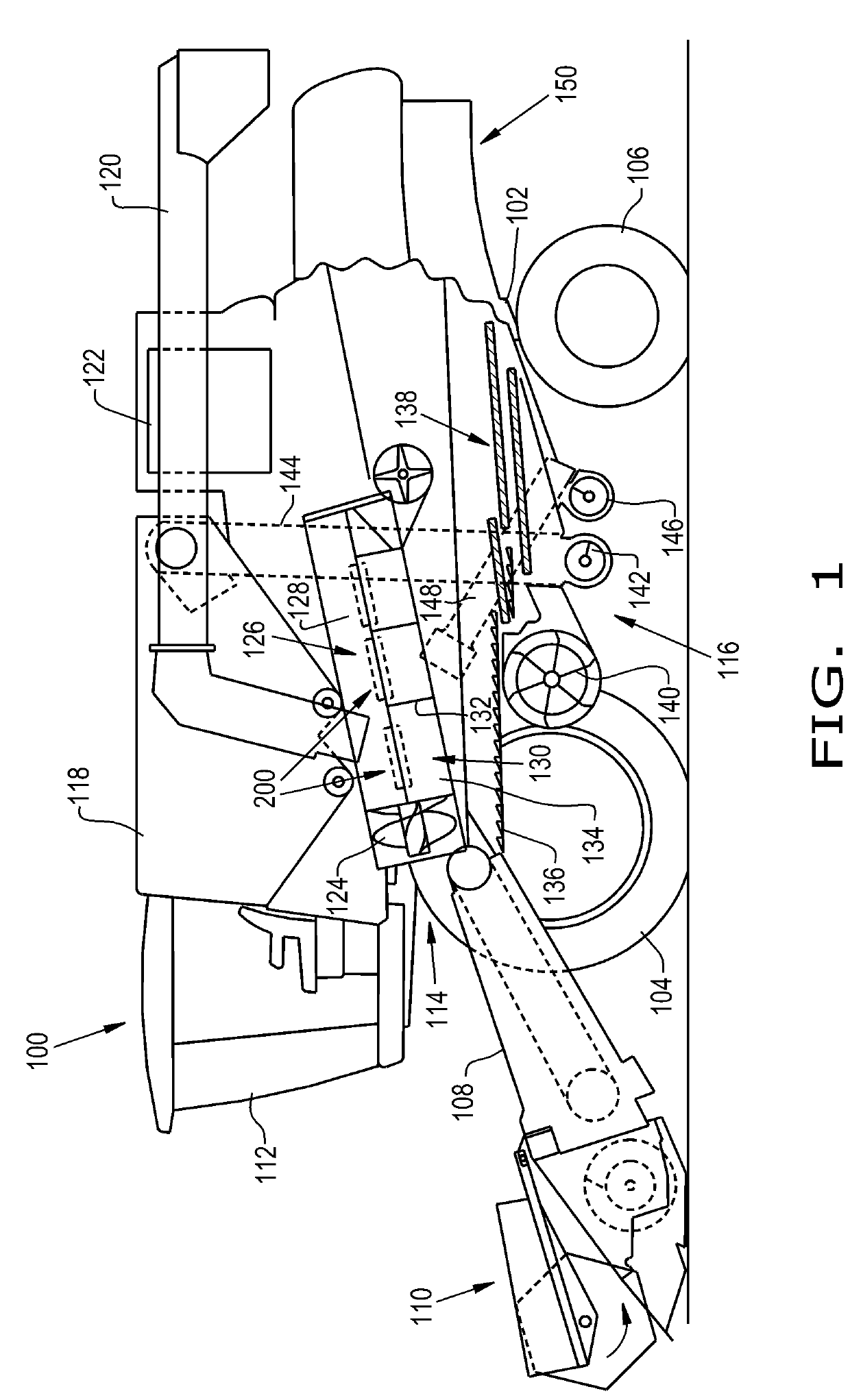 Adjustment and suspension device for concaves