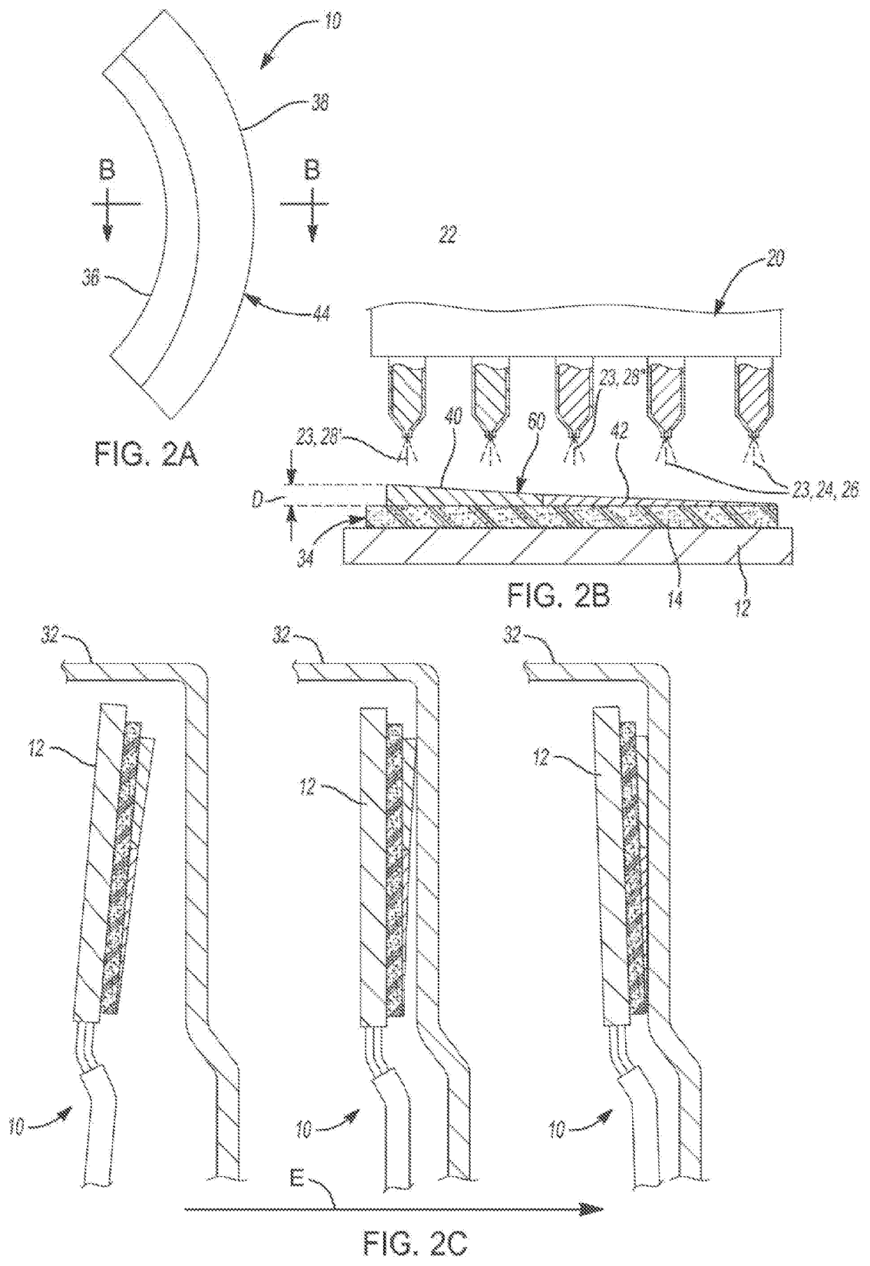 Method for producing an automotive friction material with optimized multi dimensional construction