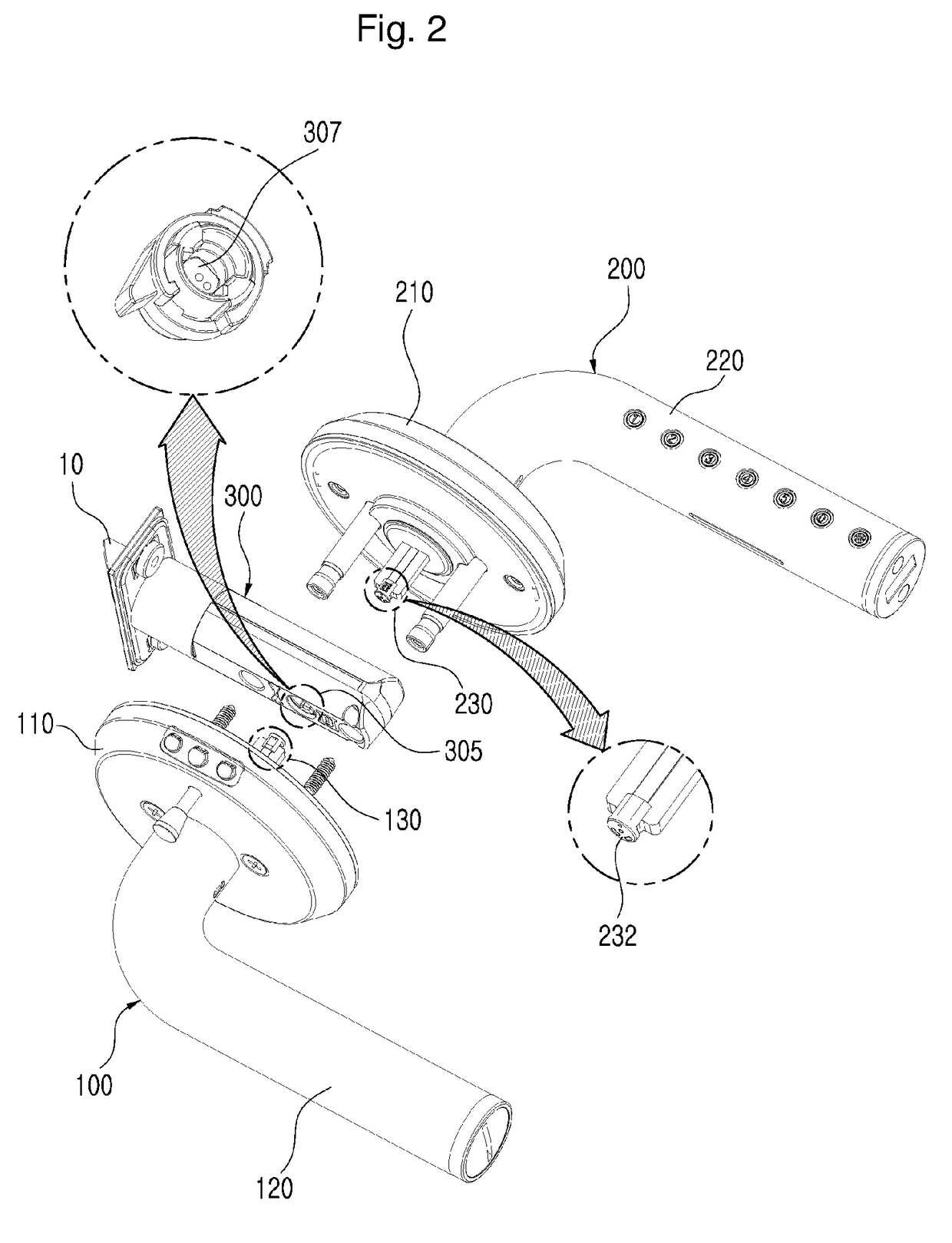 Door zoom-up latch having adjustable backset and digital door lock device having same