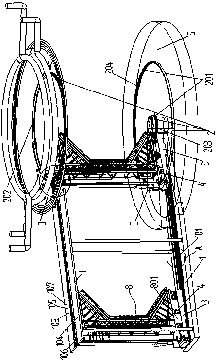 Toroidal trolley for fusion fission cladding refueling system