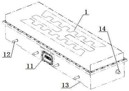 Quick battery replacing mechanism of electric light truck