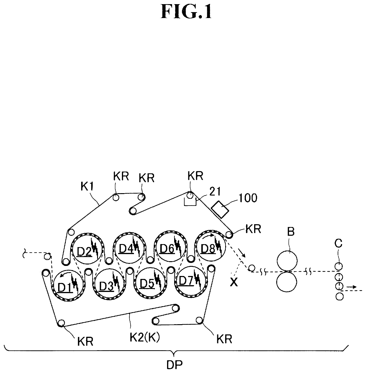 Canvas cleaning device, canvas cleaning method and canvas cleaning mechanism