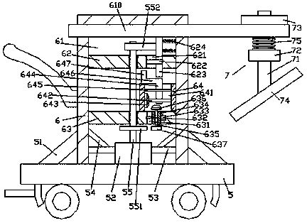 Special tamping device for road slope