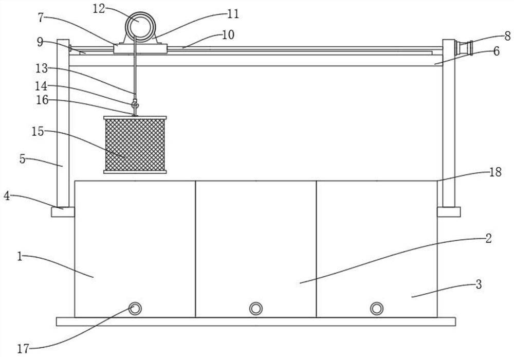 Surface treatment process for aluminum alloy filter cavity die casting