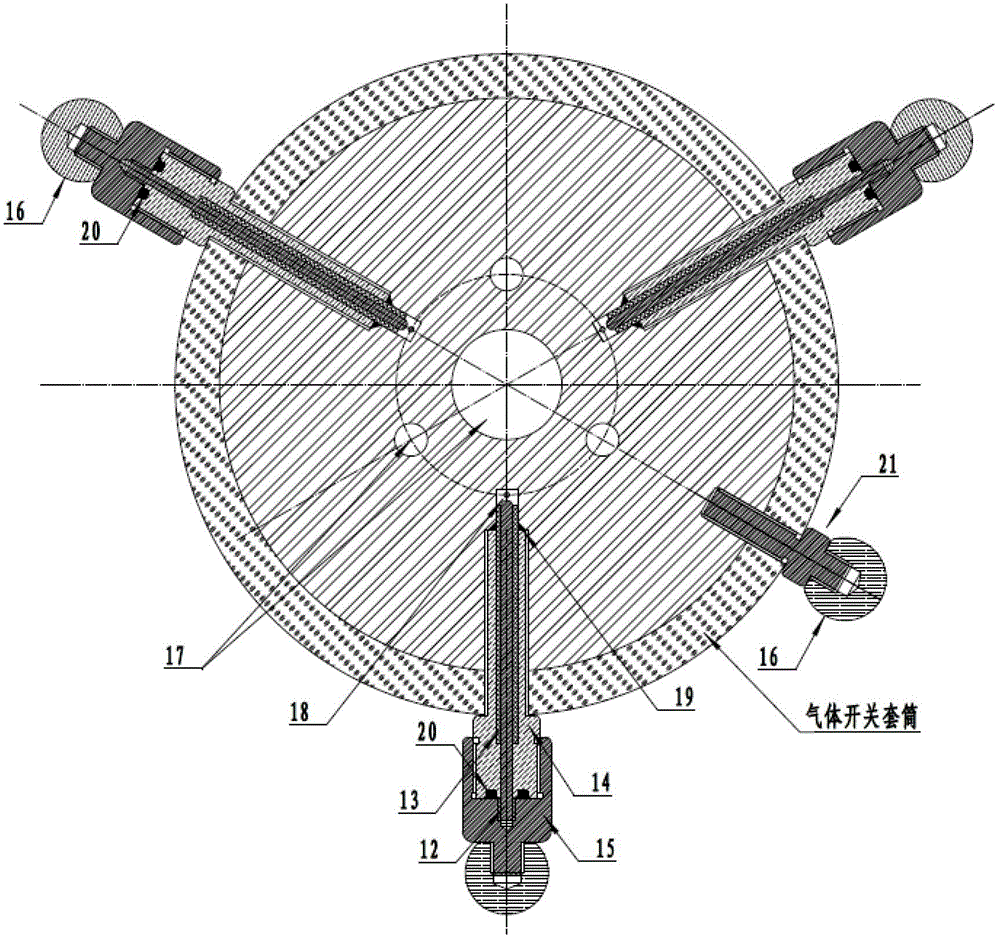 Multi-channel gas spark switch