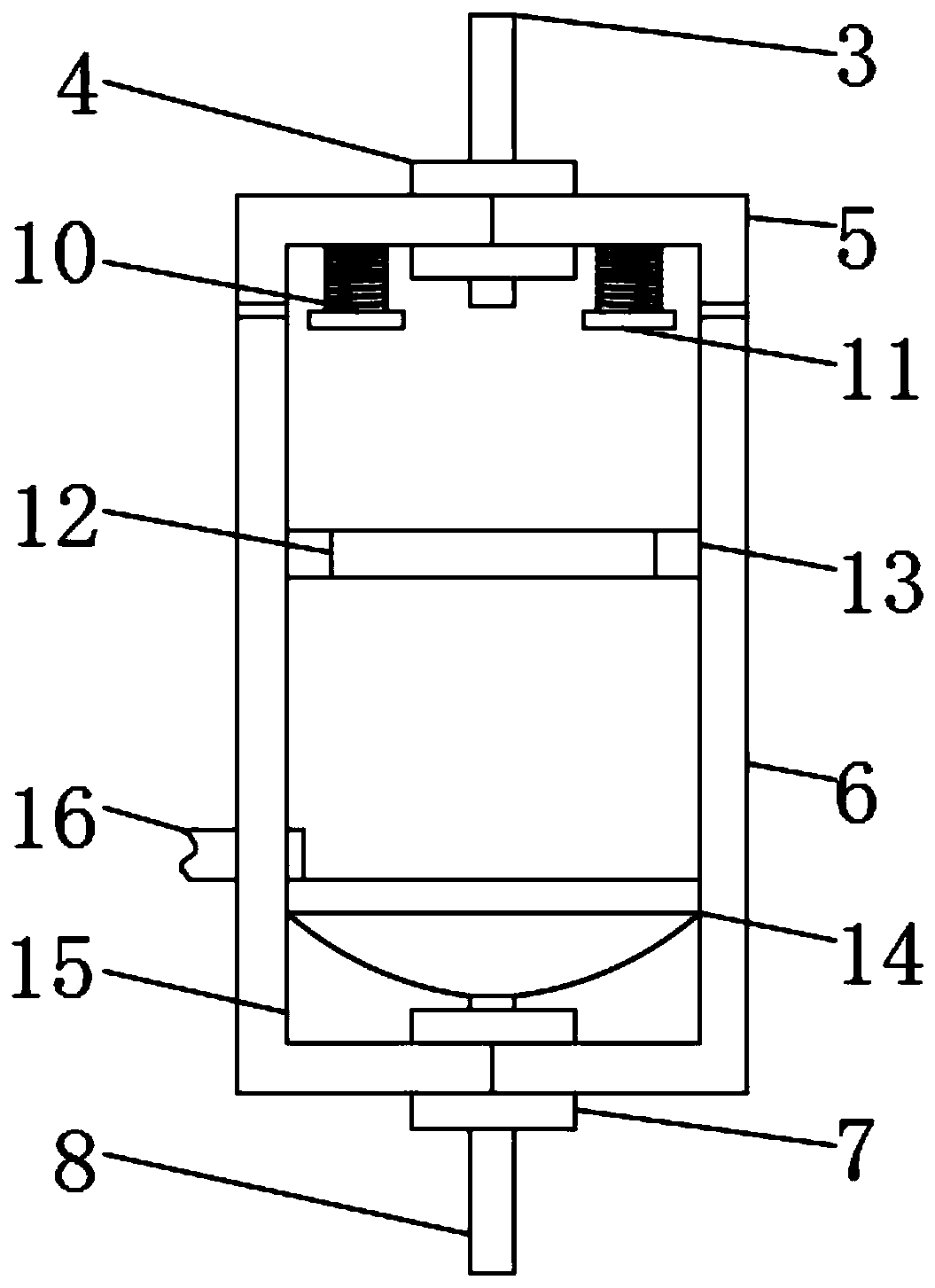 Treatment process and equipment for organic matter pyrolysis wastewater