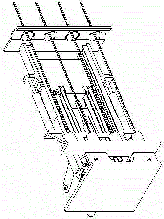 Hydraulic anchor rod group drilling machine