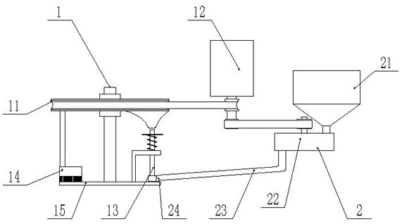 A bean chip press machine