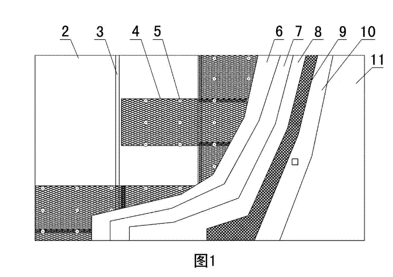 Heat bridge resistant complex radiation heat insulation film energy-saving decorative system and construction method thereof