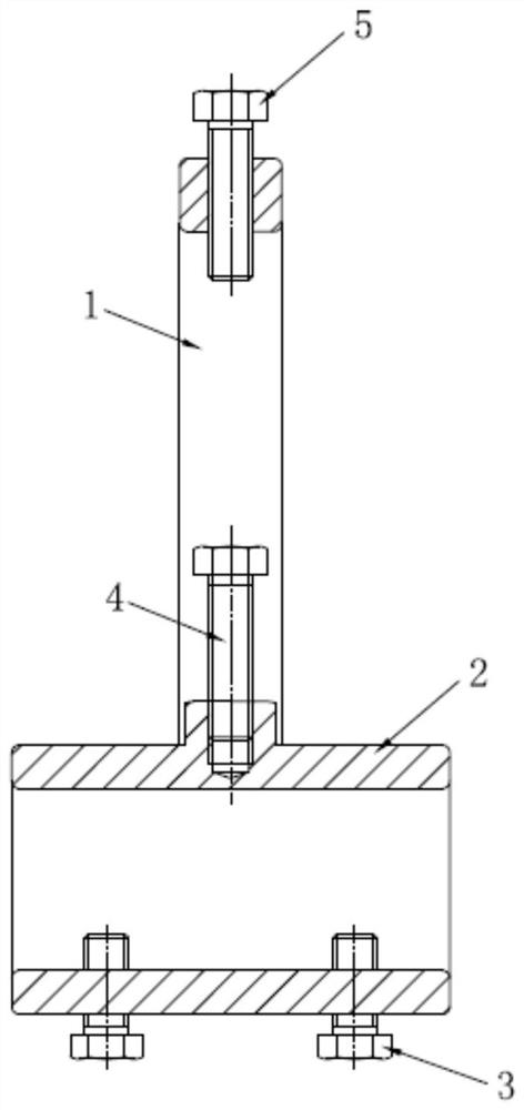 A kind of installation and adjustment method of ship shafting intermediate bearing base