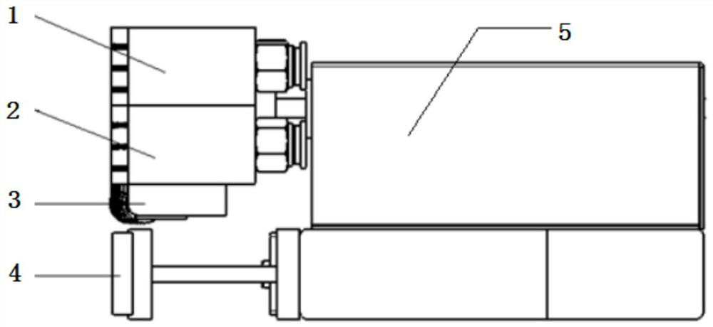 A laying device suitable for z-shaped composite fuselage blanks