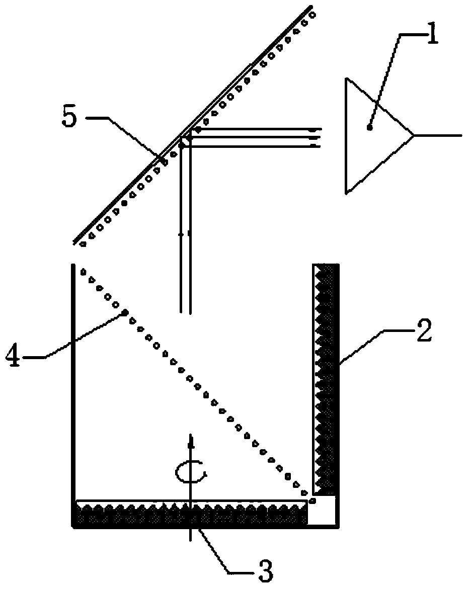 Complete-polarization microwave radiometer calibrating device and calibrating method thereof